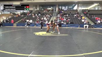 131 lbs Quarterfinal - Lillian Avalos, Vanguard vs Jania Dunigan, Schreiner University