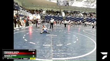 80 lbs Semifinal - Frederick Smith, Grain House Grapplers vs Mason Myers, WPA Spartans