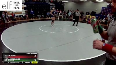 145 lbs. Cons. Round 6 - Lucia Henriquez, Park HIll South vs Jay`la Ford, Bixby