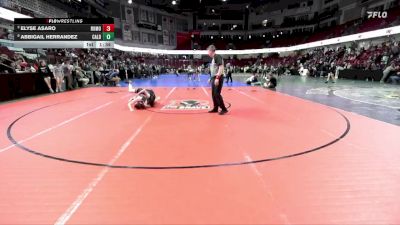 130 lbs Semifinal - Abbigail Herrandez, Caldwell vs Elyse Asaro, Rocky Mountain