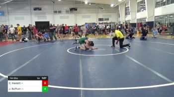 114-C lbs Quarterfinal - Conner Haslett, MI vs Jacob Buffum, VA