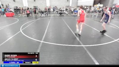 106 lbs Cons. Round 3 - Avery Ryder, GET Blue Demons vs Brock Sladky, St. Croix Falls Wrestling Club