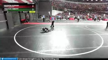 45 lbs Quarterfinal - Quentin Susman, Sussex Sabercats vs Tristian Abbott, Sparta