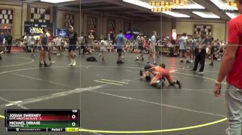 108 lbs Semis & 1st Wrestleback (8 Team) - Michael DiBiase, Triumph WC vs JOSIAH SWEENEY, Elite Wrestling Black