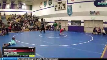 41-45 lbs Round 3 - Treygan Cates, Round Mountain Dragons vs Noah Moreno, Ruby Mountain