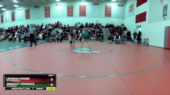 130 lbs 3rd Place Match - Berkeley Craddock, Cloverleaf vs Leannah Swiger, Ak. Springfield