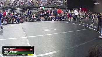 55 lbs Semis & 1st Wrestleback (8 Team) - Zane Safford, Team Texas Blue vs Noah Lombardo, Idaho