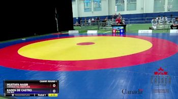 60kg Champ. Round 1 - Mustafa Nasir, Canadian Mal Wrestling vs Kaden De Castro, The ROC