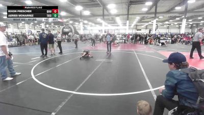 49 lbs Consi Of 8 #2 - Rixon Prescher, Quad City Warriors vs Aeries Monarrez, Tucson Cyclones