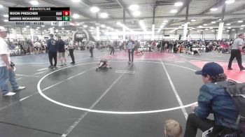 49 lbs Consi Of 8 #2 - Rixon Prescher, Quad City Warriors vs Aeries Monarrez, Tucson Cyclones