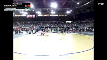 125 lbs Semifinal - Charlee Noah, Tri-Valley vs Kaelyn Alleman, Wasatch