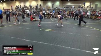 85 lbs Semis & 1st Wrestleback (8 Team) - Connor Maddox, Ohio Gold vs Jeremy Carver, Untouchables Black