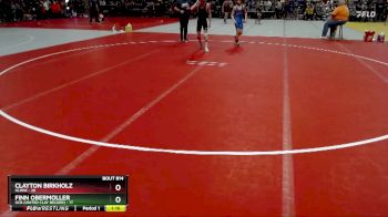 110 lbs Cons. Semi - Clayton Birkholz, HLWW vs Finn Obermoller, UCB (United Clay Becker)