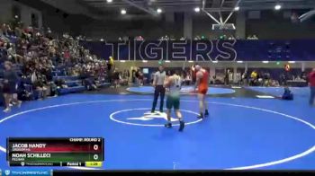 145 lbs Champ. Round 2 - Jacob Handy, Grissom HS vs Noah Schilleci, Pelham