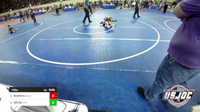 73 lbs Semifinal - Landry Walters, Duncan Demon Wrestling vs Levi White, Mannford Pirate Youth Wrestling