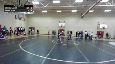 120 lbs Cons. Round 2 - Makiely Garcia, New Plymouth vs Sophie Alair, Twin Falls