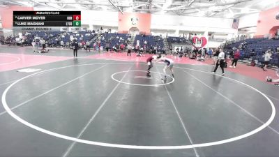 133 lbs Champ. Round 2 - Luke Magnani, Lycoming vs Carver Moyer, Norwich