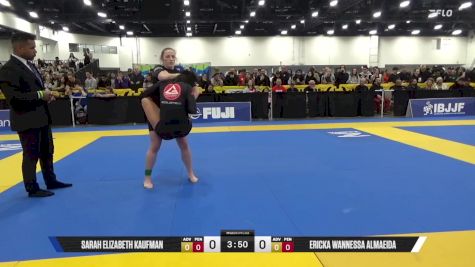 ERICKA WANNESSA ALMEIDA vs SARAH ELIZABETH KAUFMAN 2025 World IBJJF Jiu-Jitsu No-Gi Championship