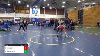 106 lbs Prelims - Caleb Evanger, White River vs Elian Camacho, LaQuinta