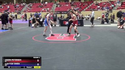 108 lbs Round 2 - Jaxon Petersen, NE vs Lleyton Owen, NM