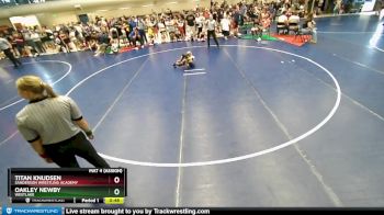 50-53 lbs Round 1 - Titan Knudsen, Sanderson Wrestling Academy vs Oakley Newby, Westlake