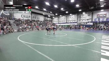 115 lbs Semifinal - Sofia Ardila, Chaparral vs Collette Langmo, Vista Murrieta
