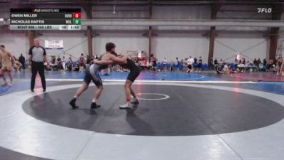 165 lbs Consolation - Owen Miller, Duro Wrestling Club vs Nicholas Raptis, Willpower Brooklyn