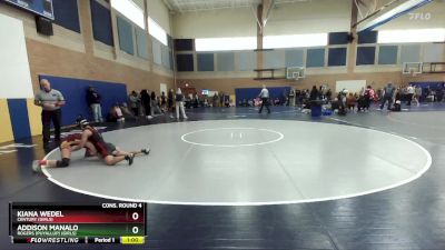 105lbs Cons. Round 5 - Jasmine Cha, Camas (Girls) vs Trinity Town, Moses Lake (Girls)