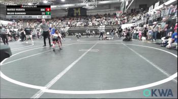 52 lbs Consi Of 4 - Baylor Myers, Bridge Creek Youth Wrestling vs Antonio Gonzales, Standfast