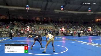 84 lbs Consolation - Syrus Singh, Reign WC vs Kaven Carabajal, Garden City WC