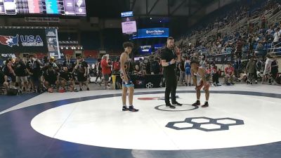 126 lbs Champ. Rd Of 64 - Jaden Washington, Illinois vs Esteban Aranguiz Jr., Kansas