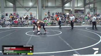 215 lbs Quarterfinal - Vincent Webb, Effingham vs Omari Elias, Wichita Wrestling Club