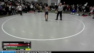 126 lbs Cons. Round 6 - Dominic Rodriguez, Florida vs Sabatino Sciullo, CRWC