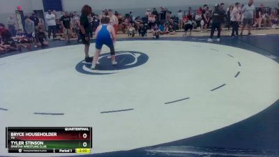 250 lbs Quarterfinal - Bryce Householder, TN vs Tyler Stinson, Spartan Wrestling Club