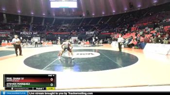 2A 182 lbs Quarterfinal - Steven Marquez, Rock Island (H.S.) vs Phil Shaw IV, Danville (H.S.)