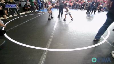 70 lbs Rr Rnd 1 - King Walker, Tulsa Blue T Panthers vs Gavin Sparks, Salina Wrestling Club