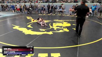 93 lbs Cons. Round 1 - Rhett Chafin, Arctic Warriors Wrestling Club vs Erik Bell, Mid Valley Wrestling Club