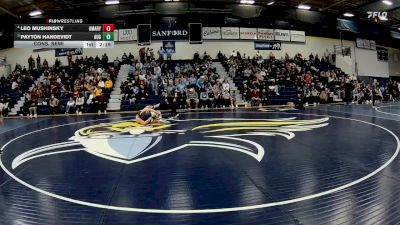 165 lbs Cons. Semi - Leo Mushinsky, UMary vs Payton Handevidt, Augustana (SD)