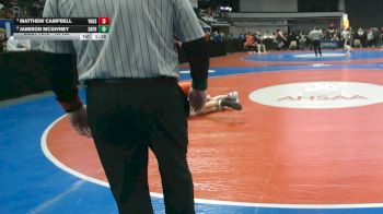 7A 132 lbs Quarterfinal - Matthew Campbell, Vestavia Hills vs Jamison Mcgivney, Daphne