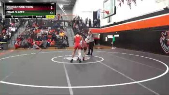 126 lbs Cons. Semi - Brayden Guerrero, Liberty vs Craig Slater, Elko