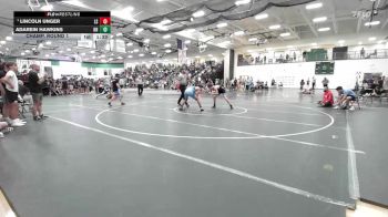 132 lbs Champ. Round 1 - Lincoln Unger, Lincoln Southeast vs Adarein Hawkins, Hawkins House