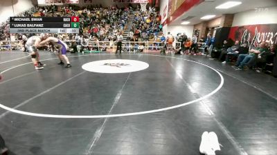215 lbs 3rd Place Match - Lukas Balfanz, Campbell County vs Michael Swan, Natrona County