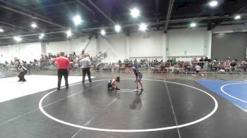 58 lbs Rr Rnd 1 - Evelyn Heard, Silvaback TC vs Kate Hubbard, Ganado WC