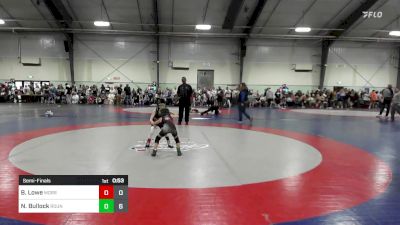 50 lbs Semifinal - Barrett Lowe, Morris Fitness Wrestling Club - (B) vs Navarro Bullock, Roundtree Wrestling Academy - (B)