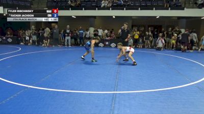74 lbs 7th Place Match - Tyler Ribchinsky, Mat Assassins vs Tucker Jackson, Contenders Wrestling Academy