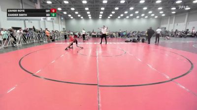 80 lbs Rr Rnd 1 - Zavier Roye, Capital City Wrestling Club - EL vs Zander Smith, Indiana Outlaws Red - EL