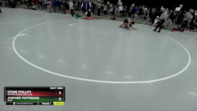 126 lbs Cons. Round 4 - Stone Phillips, Elevate Wrestling Club vs Stephen Patterson, Ohio