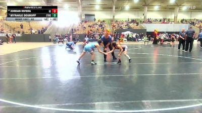 82 lbs 5th Place Match - Myrakle DeGroff, Eagle Talon Wrestling Club vs Jordan Rivera, GOVS Elite