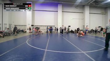 165 lbs 1st Place Match - Alex Crawley, Utah vs Aiden Hernandez, Idaho