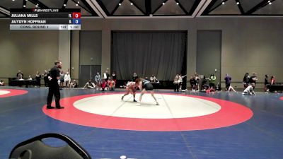 110 lbs Cons. Round 1 - Juliana Mills, FL vs Jaiydyn Hoffman, IL